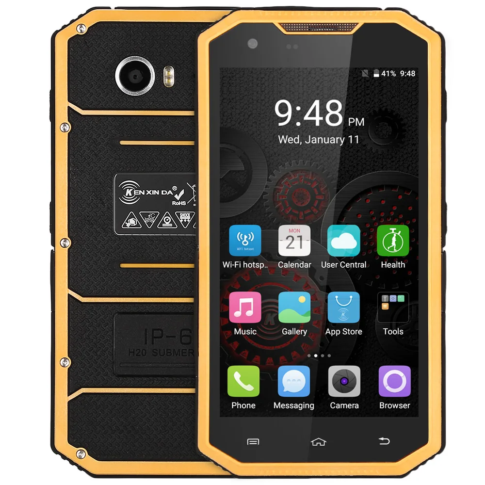 KENXINDA W7 5 0 ''IP68 Водонепроницаемый 4 г смартфон MTK6735 ядра 1 ГБ + 16 Corning Gorilla Стекло