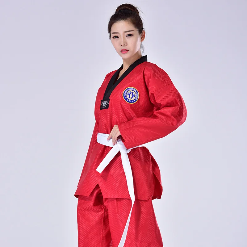 2019 Taekwondo Uniforms Karate Judo Dobok Clothes Adult Children Boys and girls Suit TKD Clothing Cosplay Costumes |