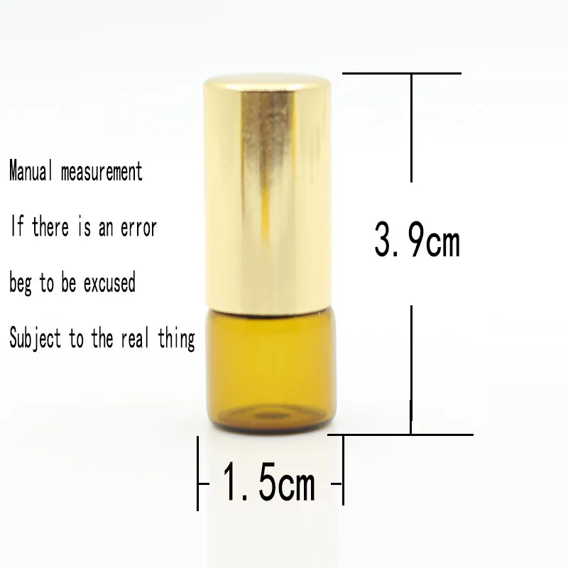 Флакон для духов с шариком из нержавеющей стали 5 шт./лот 1 мл|glass roll|roll onglass roll on |