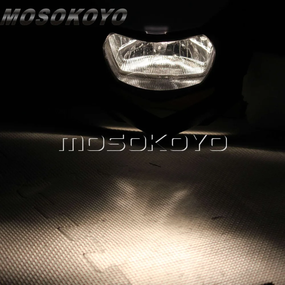Фара для мотоцикла Enduro MX Supermoto передняя фара Kawasaki KX450F KX250F KX100 KX85 KX60 KLX140 KLX110 |
