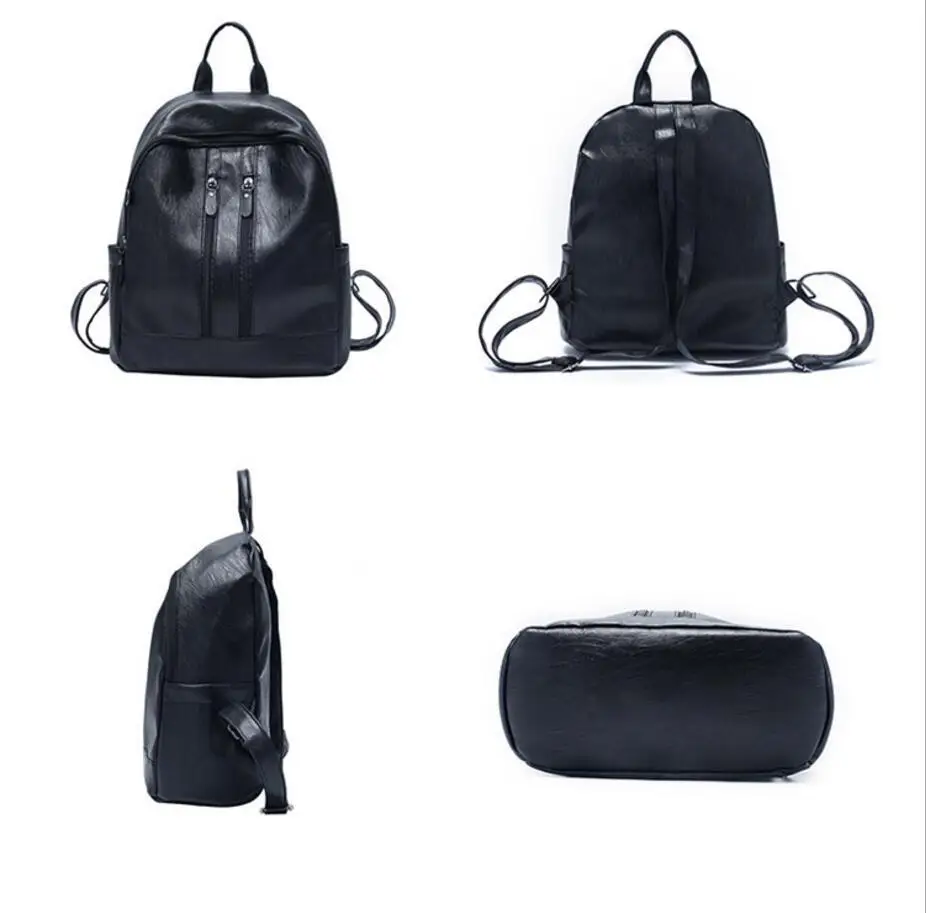 Женский рюкзак Feminina Mochila Escolar кожаный Mochilas Menina Realer рюкзаки в Корейском стиле