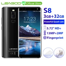 LEAGOO S8 3 ГБ 32 ГБ мобильный телефон Android 7,0 5,72 ''полный дисплей MTK6750T Восьмиядерный 13 МП 4 камеры отпечатков пальцев ID 4G смартфон LEAGOO S8 3 ГБ 32 ГБ мобильный телефон Android 7,0 5,72 ''полный дисплей MTK6750T Восьмиядерный 13 МП 4 камеры отпечатков пальцев ID 4G смартфон