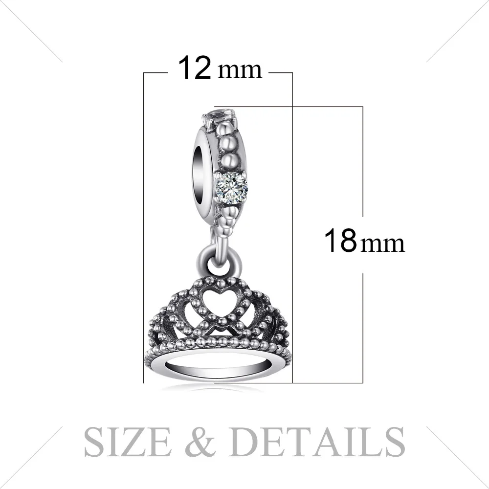 Jewelrypalace очаровательны принцесса браслет серебро 925|sterling silver 925 charms|silver charmssilver bracelet