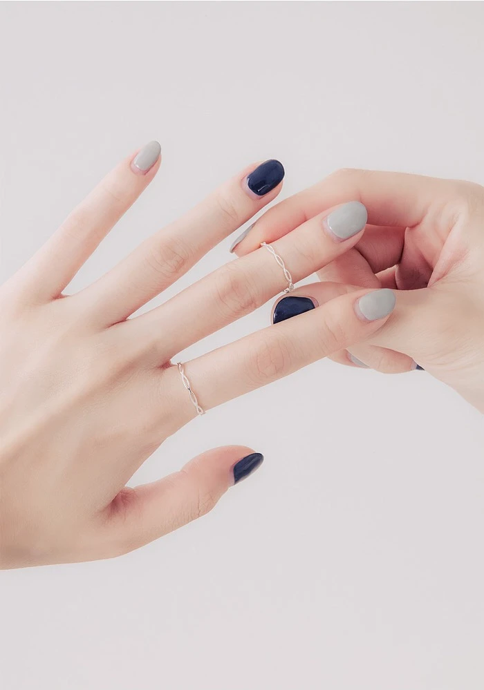 S925 sterling silver ring sleek minimalist Baroque style geometric adjustable trend wild female girls hand jewelry | Украшения и