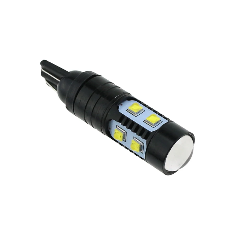 YCCPAUTO T10 W5W CREE светодиодный чип Белый 50 Вт проектор с объективом DRL алюминиевый