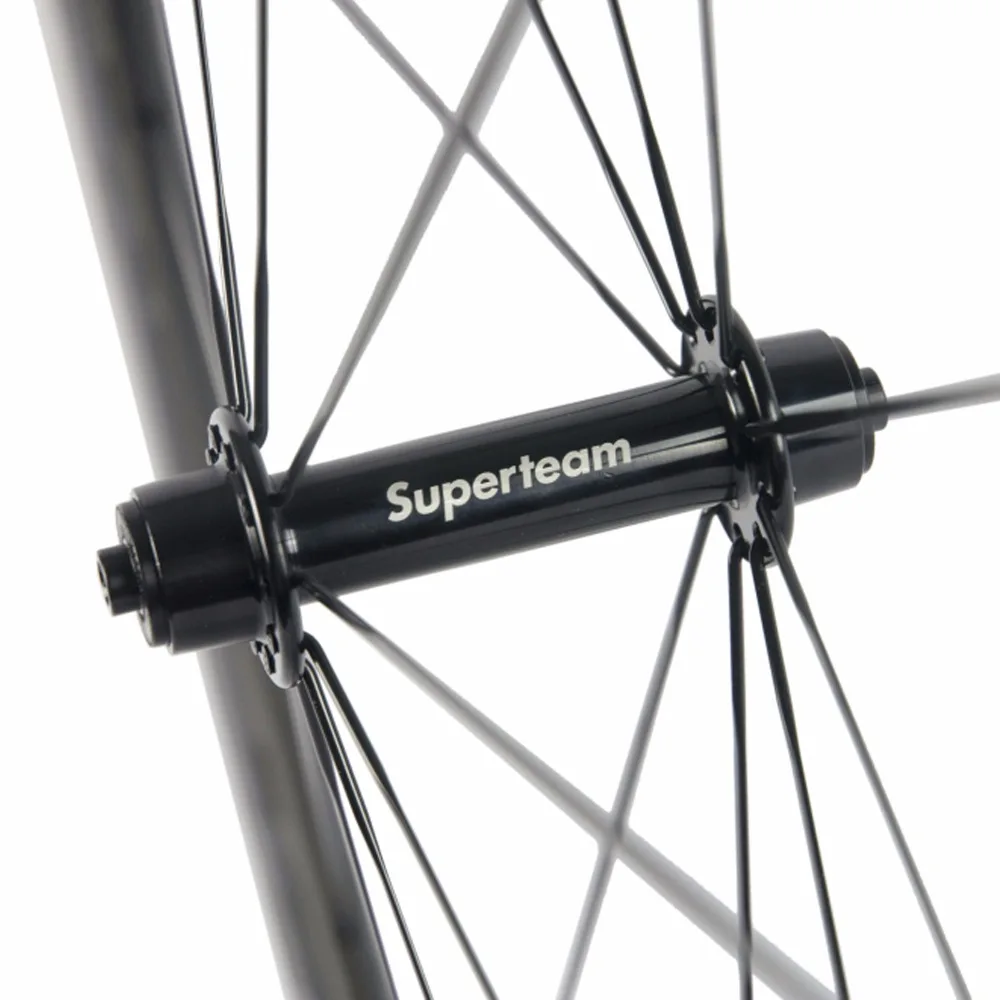Велосипедные колеса SUPERTEAM комплект углеродных колес для велосипеда Глубина 38
