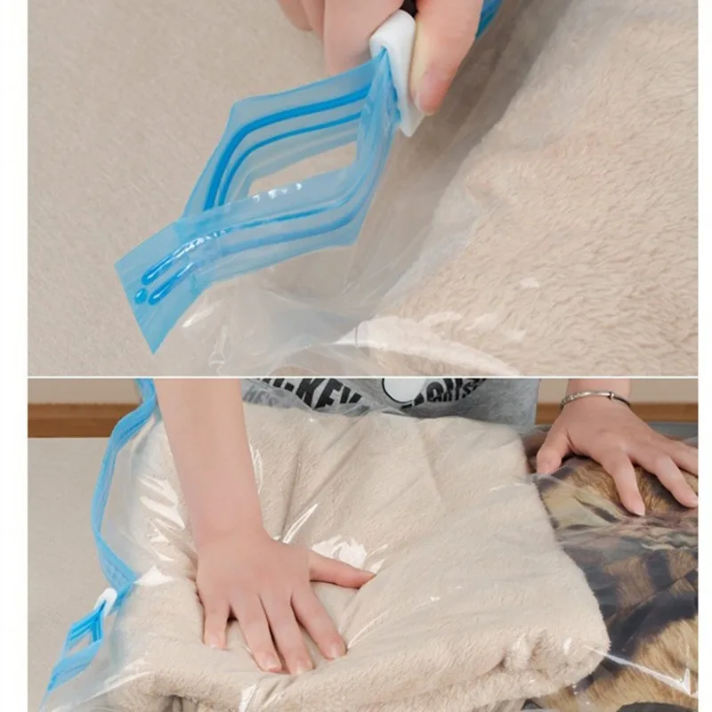 SAFEBET большой прозрачный Вакуумные сжатого сумка для одежды Стёганое одеяло