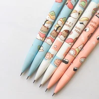 3x cute sushi family press automatic mechanical pencil with eraser school office supply student stationery