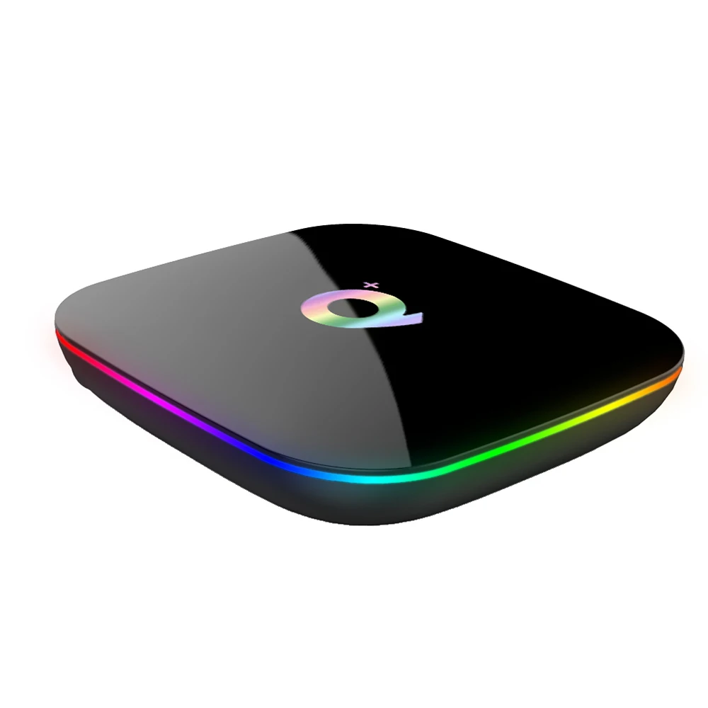 Приставка Смарт-ТВ Q Plus 4 + 32/64 ГБ 6K H.265 USB 9 0 Netflix | Электроника