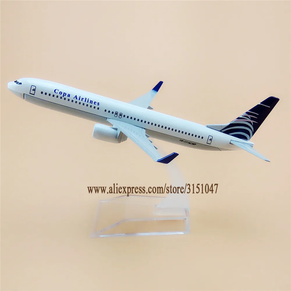 16 см сплав металла воздуха Copa Airlines модель самолета Boeing 737 B737 800 Airways детский