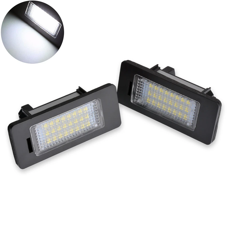 KATUR 2 шт. E маркировка OBC без ошибок 24SMD светодиодный ная лампа номерного знака для