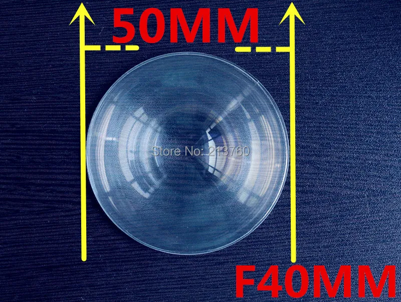 Конденсатор светового эффекта короткое фокусное расстояние диаметр 50 мм 40 линза