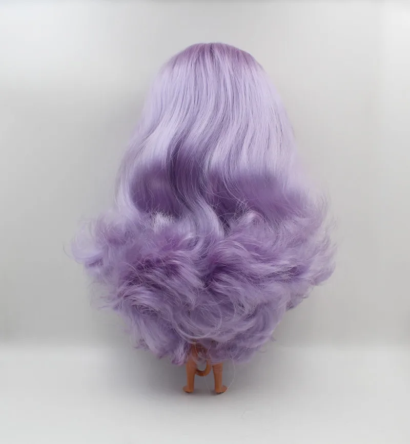 Куклы Blygirl куклы Blyth светло-фиолетовые новые с 19 и 7 шарнирами черная кожа ракушки