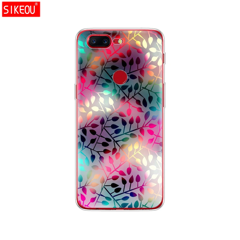 12051 Мягкий чехол из ТПУ для Oneplus 5T 5 3, Ультратонкий силиконовый чехол с цветным рисунком для телефона s, чехол для One Plus 5T 5 3, защитный чехол с цветком - Цвет: 12051