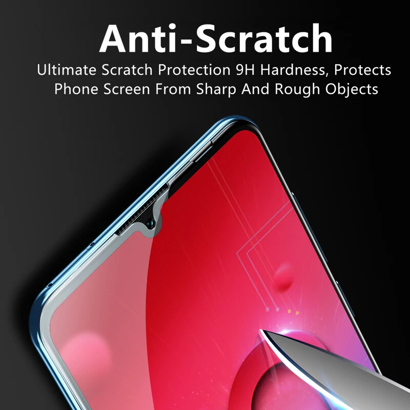 Закаленное стекло для huawei P Smart Plus 2019 защита экрана 9H полное покрытие закаленное