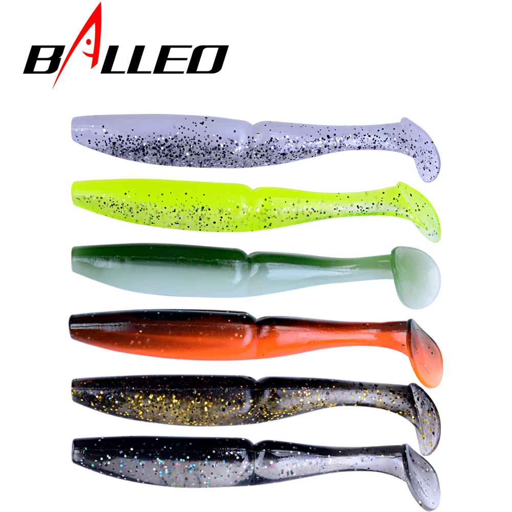 Мягкая приманка Balleo 3 шт./лот 12 г/11 см двухцветная рыболовная шэд червь свимбейты