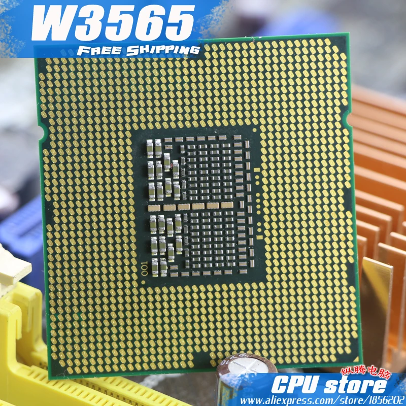 Процессор Intel Xeon W3565 3 2 ГГц LGA1366 8 Мб кэш памяти L3 четырехъядерный серверный ЦПУ