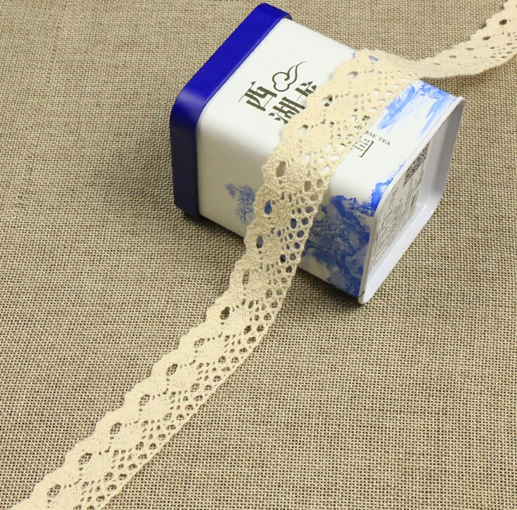 Вышитая кружевная ткань из 100% хлопка, ширина 2,5 см, сделай сам, женская одежда, кружевная отделка, Бесплатная доставка Z594