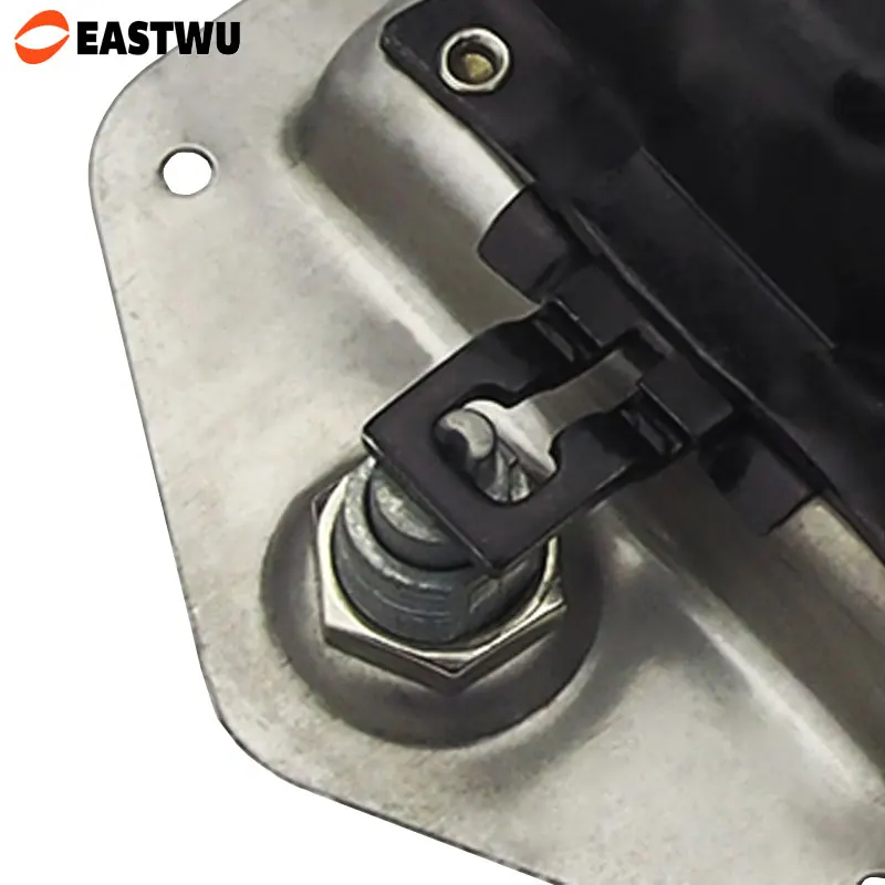 Дверь прицепа защелка Т образная ручка замок из нержавеющей стали Camper RV Toolbox Hook