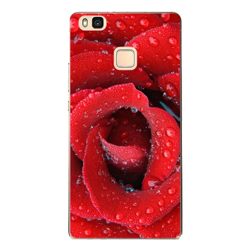 Покрытием и симпатичным принтом «кошка» для huawei Ascend P9 Lite G9 5,2 VNS-L21 VNS-L23 VNS-L31 VNS-L53 крышка рельефным мультяшным рисунком из ПУ или кожи