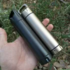 Портативная Водонепроницаемая Капсульная бутылка из нержавеющей стали для выживания на открытом воздухе контейнер, коробка для таблеток Капсульная таблетка емкость для бутылок