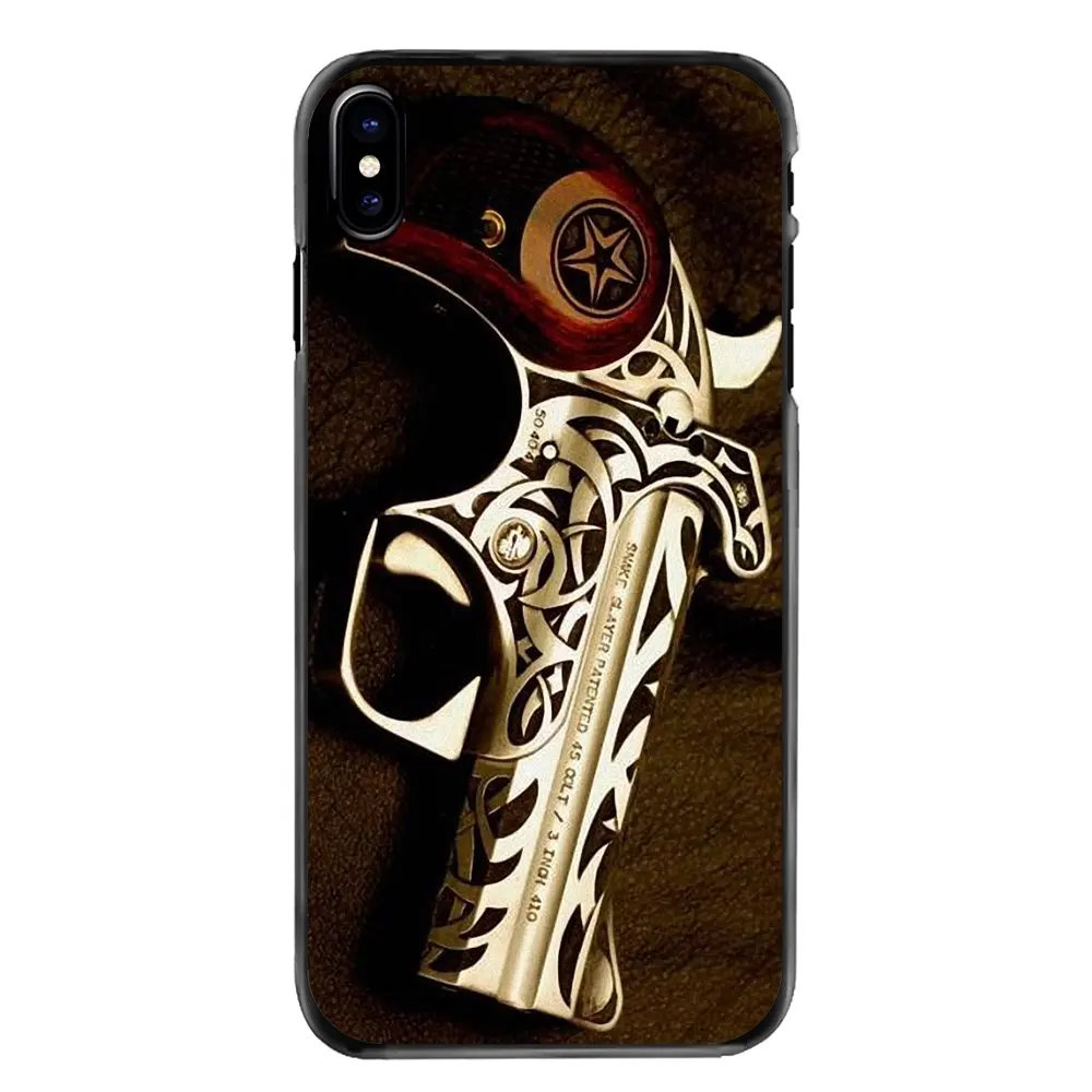 Mobile Phone Cover For Samsung Galaxy Note 2 3 4 5 S2 S3 S4 S5 MINI S6 S7 edge S9 S8 Plus Army Sniper Rifle pistol bullet Poster