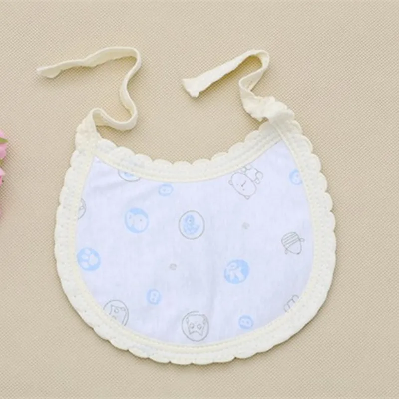 10pcs/lot Baby Saliva Towel Cute Cartoon Bibs Burp Cloths Feeding girl boy bibs |