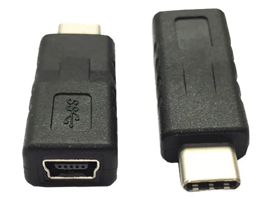 Новый 12 degreequot usb3.1 type C мужчина к MINI 5pin Женский адаптер|Соединители| |