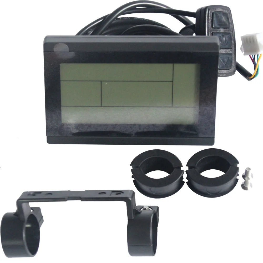 Электрический велосипед 24 в 36 в 48 в интеллектуальный черный KT-lcd 3 kt lcd 3 Панель управления ЖК-дисплей ebike контроллер KT водонепроницаемый вариант