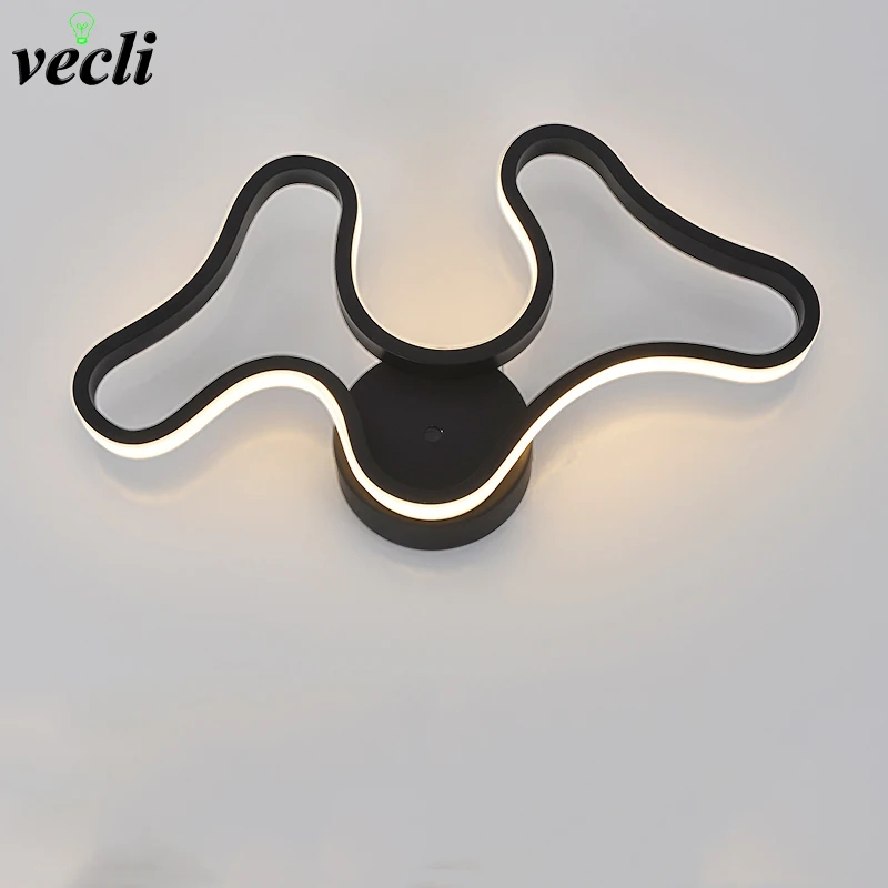 Светодиодная настенная лампа современная палочка рога бра зеркальный свет
