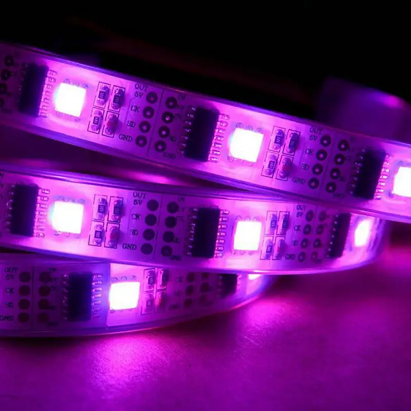 5M DC5V 16.4F WS2801 IC цифровой индивидуально адресуемых RGB светодиодный волшебного сна