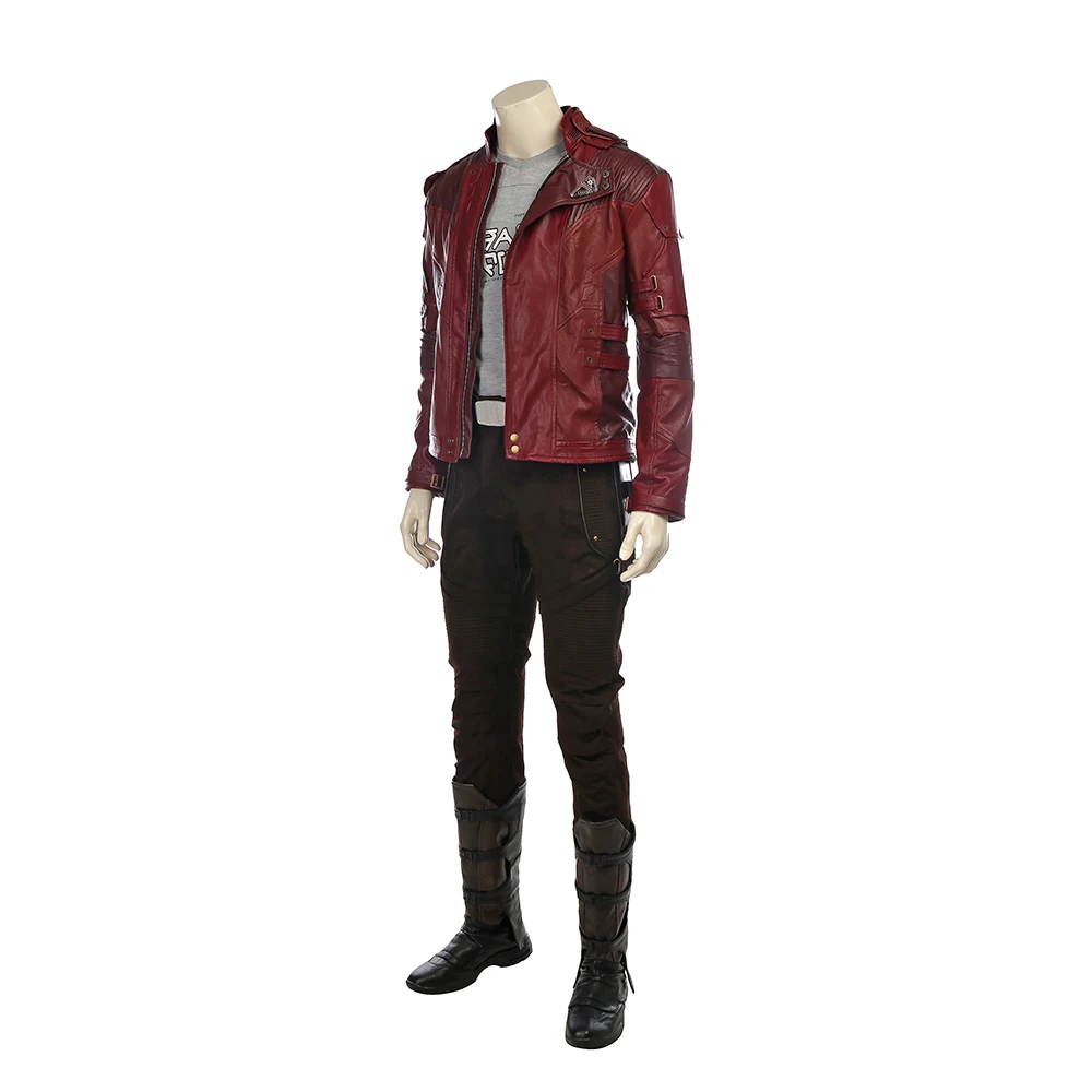 

Manluyunxiao GOG 2 Cosplay Costume Star Lord Full Suit Peter Quill Jacket Cosplay Halloween Custom Made