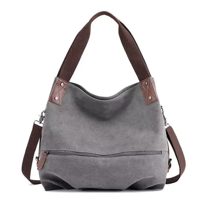 gray 1 KVKY Холщовая Сумка через плечо, женская сумка, ручные сумки, роскошные брендовые сумки для женщин, сумки через плечо, женские сумки - Цвет: gray 1