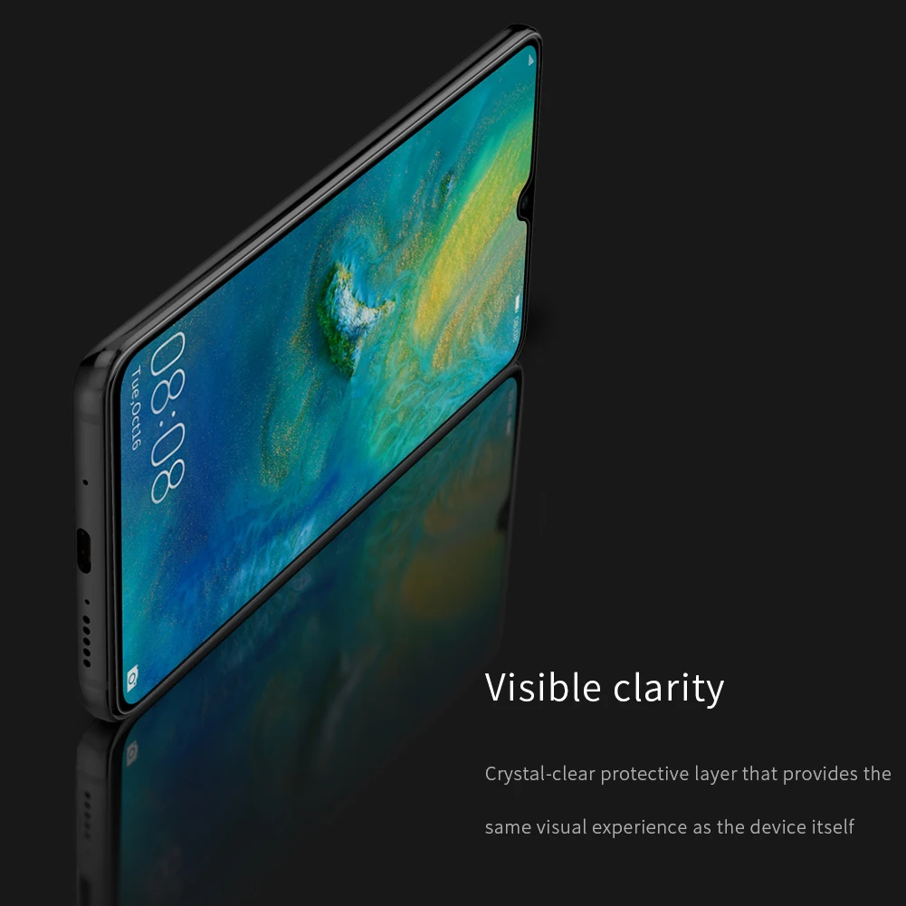 Huawei Mate 20 X антибликовое закаленное стекло экран протектор Nillkin XD CP+ MAX Защитное стекло для Huawei Mate 20