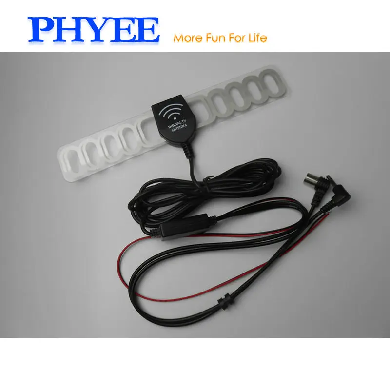 Автомобильная активная антенна аналоговый ТВ автоприемники RF & DC3.5 разъем