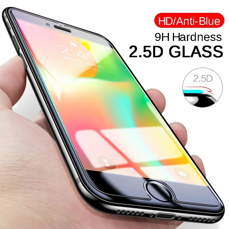 Защитное закаленное стекло для iphone Защита экрана 6 7 5 s se 6s 8 plus x XS max XR | Мобильные