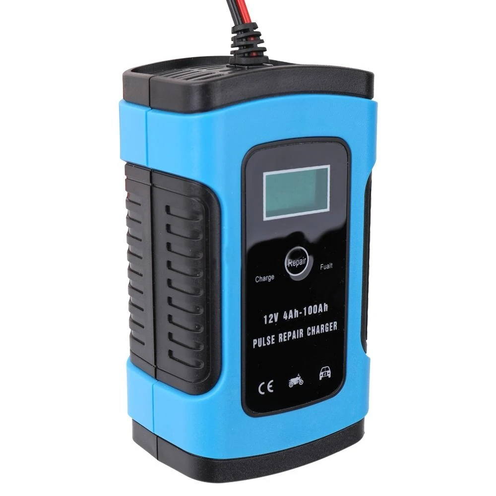 12V 6A автоматическое зарядное устройство для автомобильного грузовика мотоцикла