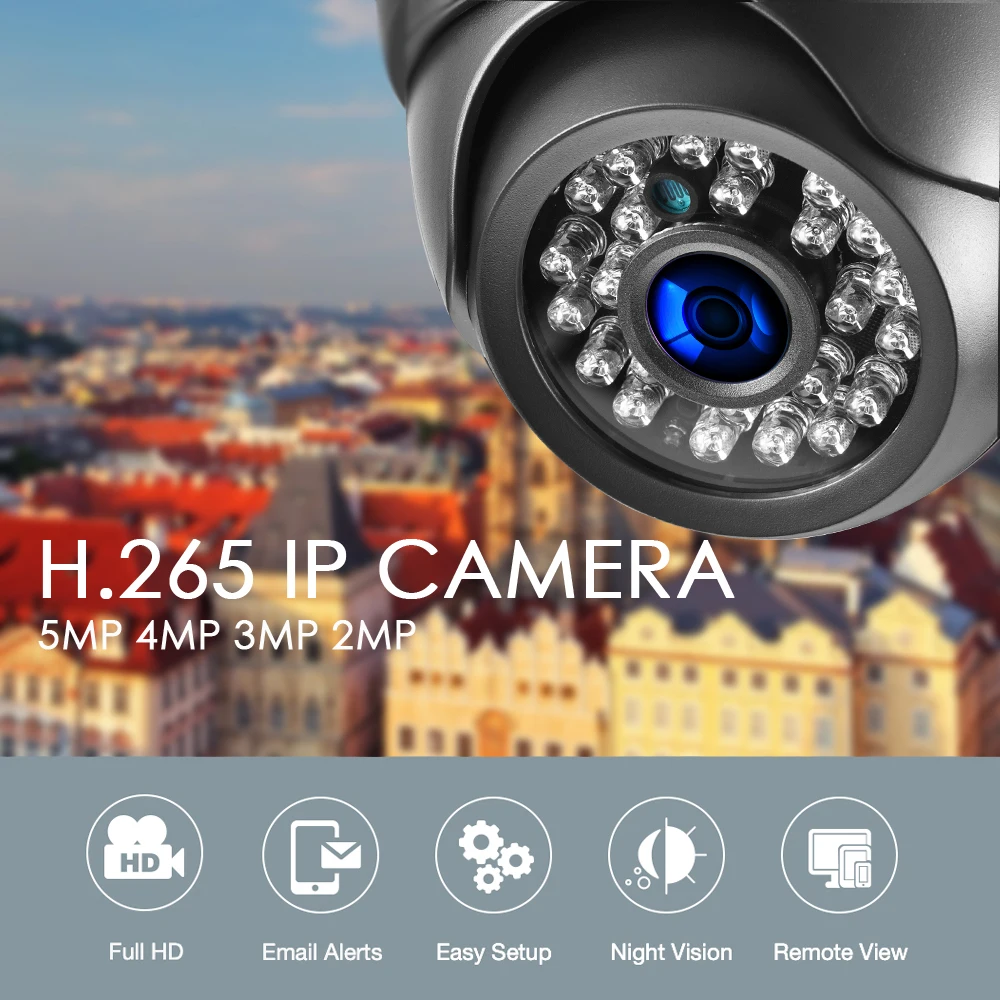 Gadinan IP Камера 5MP 2592*1944P SONY IMX335 Ночное видение аудио Micphone купол 3MP 2MP Full HD PoE