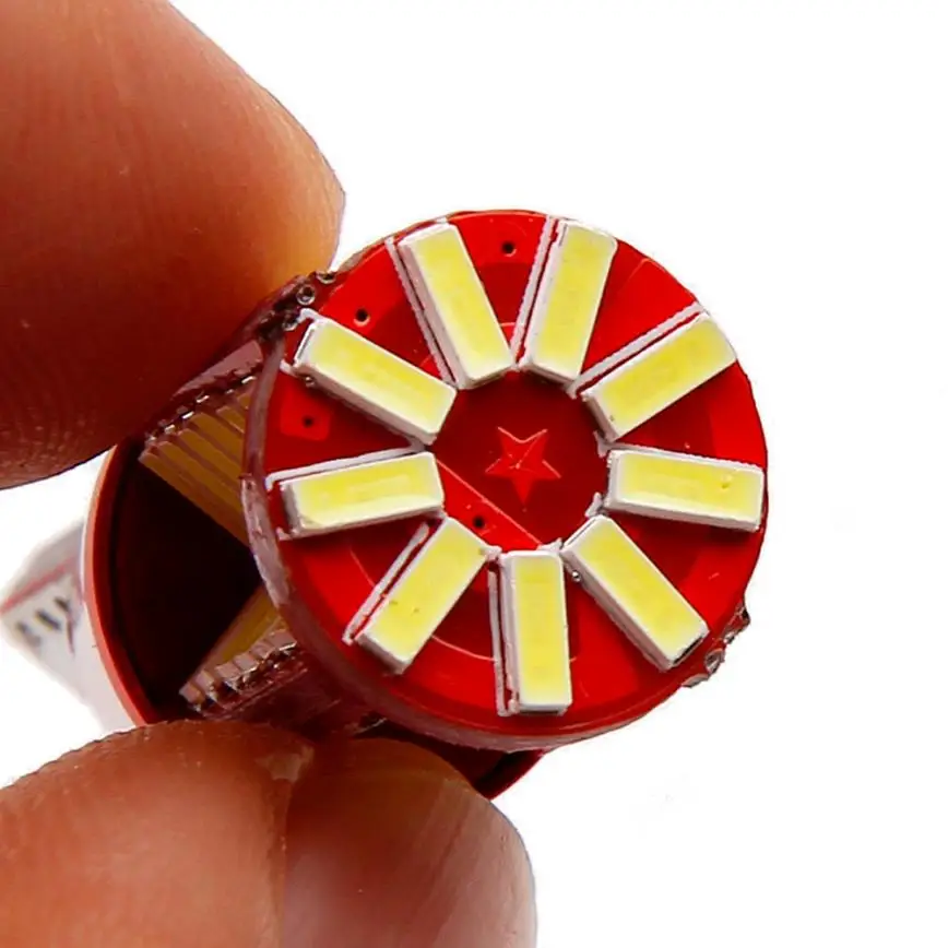 Франшиза 1 шт. led T10 супер яркие w5w 57smd лампы стояночные 12В сигнал поворота/боковой