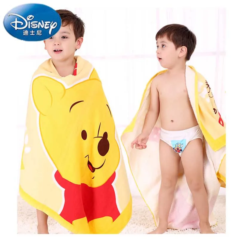 Disney Pooh квадратное газовое банное полотенце 100% хлопок детское пляжное мягкое