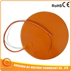 Dia 400 мм, 800 Вт @ 110 В, W3M PSA  NTC 100K Термистор, круглая силиконовая нагревательная Подушка, нагреватель для 3D-принтера, тепловой стол