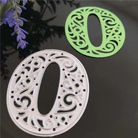 arabic numerals hollow numbers metal cutting dies stencils for scrapbooking decorative embossing suit paper cards die cutting