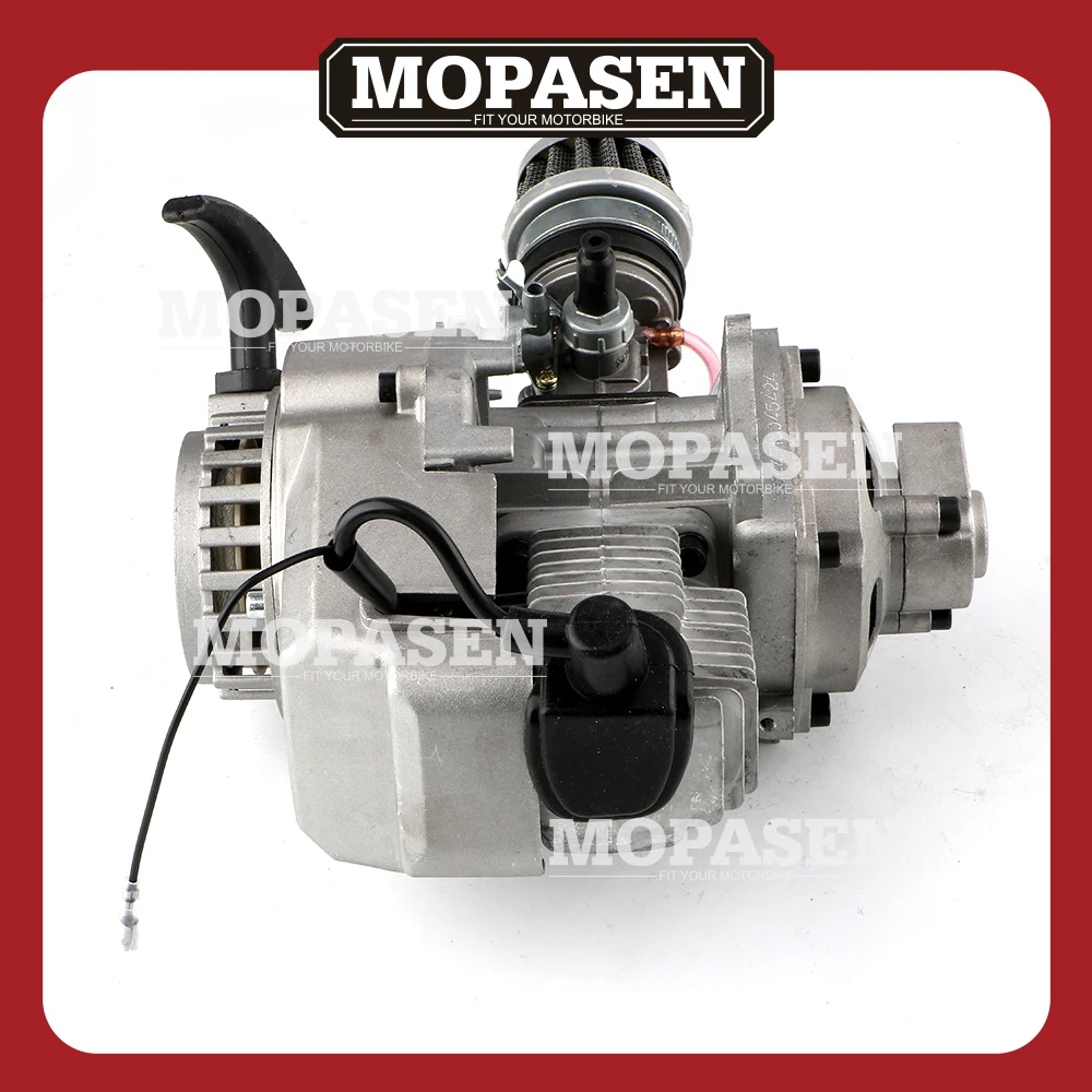 2-х тактный двигатель с Шестерни коробка для 47CC 49CC 50CC мини карманный велосипед газ