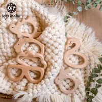 lets make teething ring personal toy 20pc bunny rabbit baby teether waldorf toy wooden teether engraved eco friendly charms
