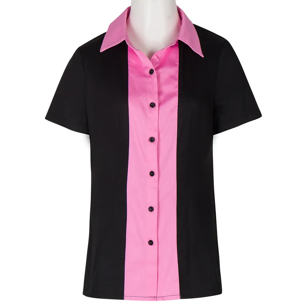2018 модные Повседневная обувь Для женщин рубашка Turn Подпушка воротник Blusas Femininas