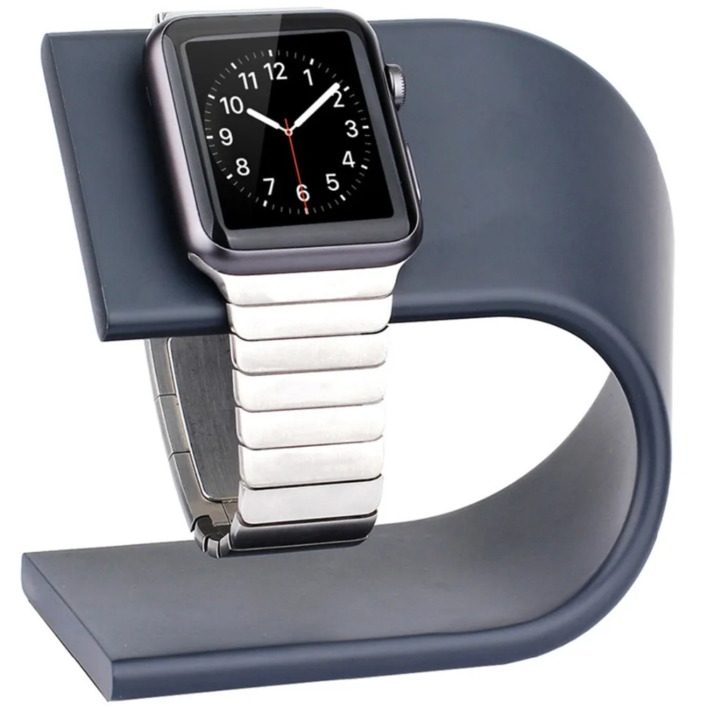 Подставка для Apple Watch зарядная станция док U типа из алюминиевого сплава магнитная