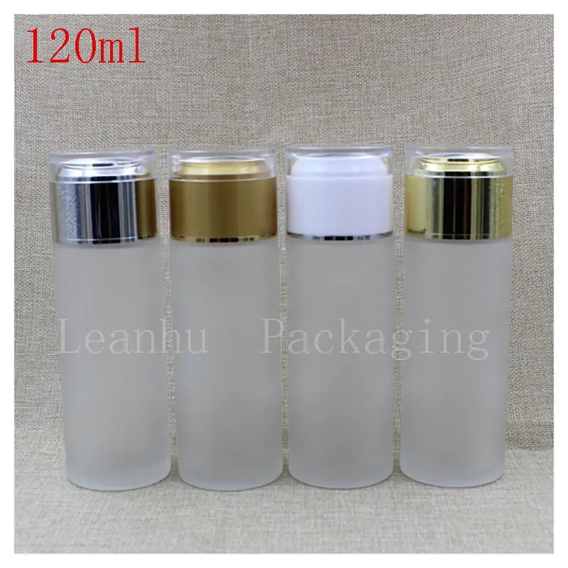 120 ML X 10 PC Frosted Glass Lotion Bottle, Female Skin Care Products, Empty Lotion Bottle, For Emulsion, Essence of The Container