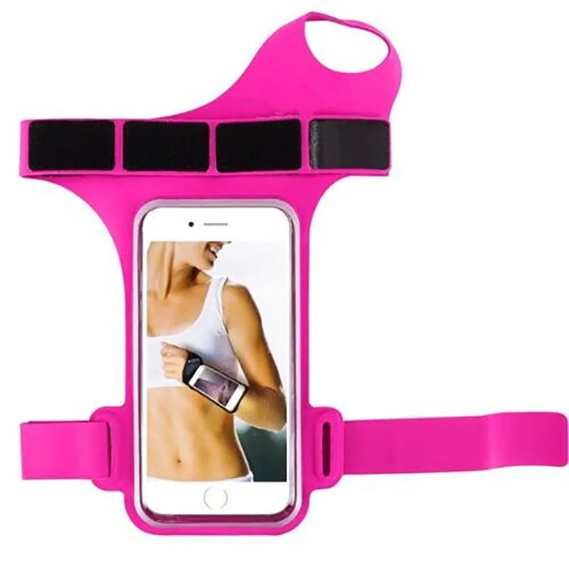 With Card Holder Slot Headphone Reflective Running Arm Wristband Smartphone Foreband Bag Case | Спорт и развлечения