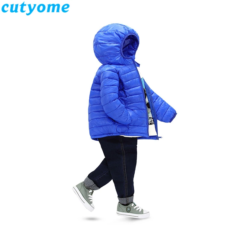 Детская зимняя куртка пальто для девочек детская однотонная парка на хлопковой