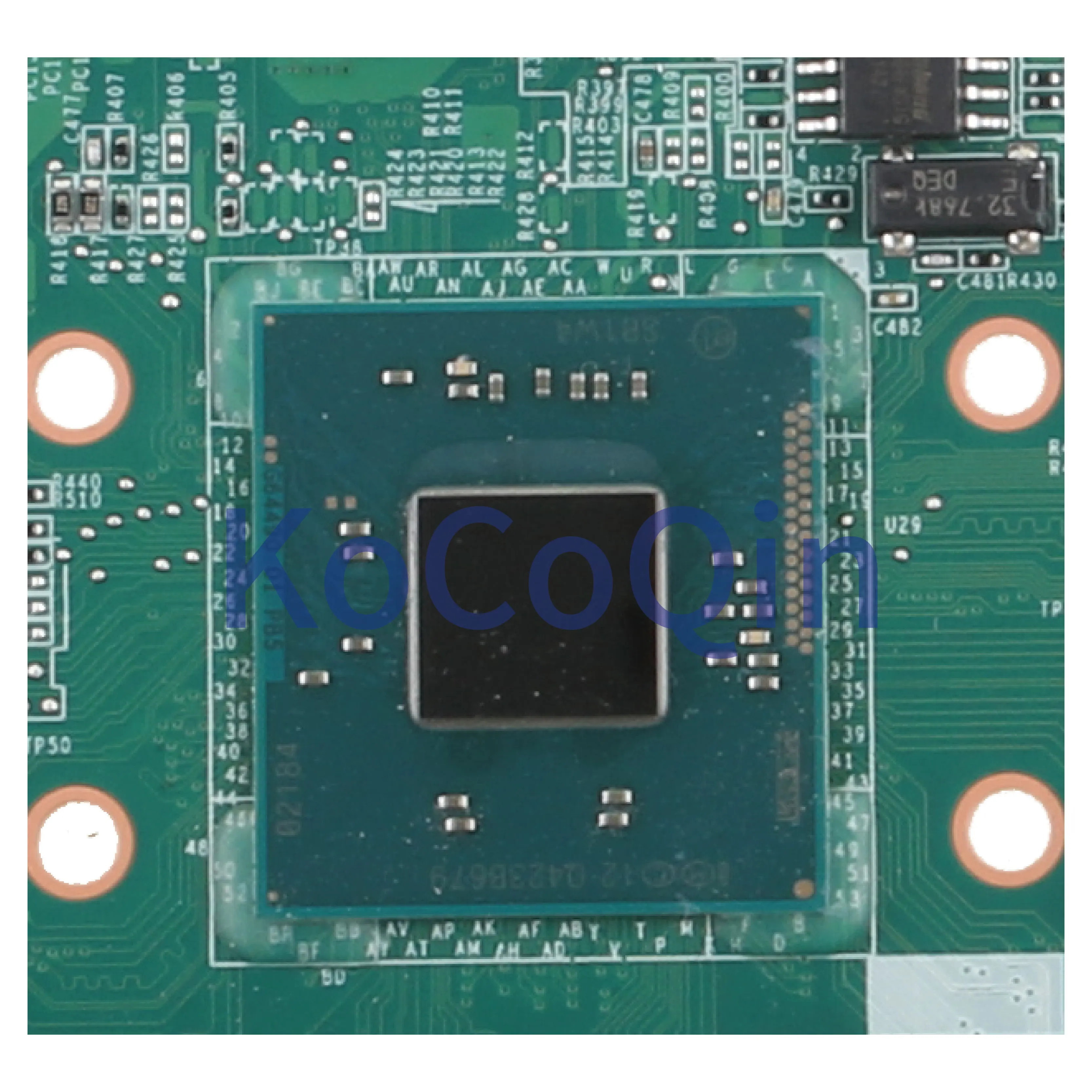 KoCoQin материнская плата для ноутбука hp Pavilion 17-F 17' дюймовый Core N2830 материнская плата 787484-001 787484-501 DAY12AMB6D0 SR1W4